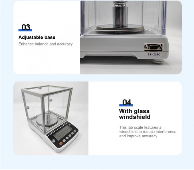 C&acirc;n ph&acirc;n t&iacute;ch độ ch&iacute;nh x&aacute;c 0.001g C&acirc;n bằng ph&ograve;ng th&iacute; nghiệm Dụng cụ ph&ograve;ng th&iacute; nghiệm C&acirc;n ph&acirc;n t&iacute;ch c&oacute; lồng k&iacute;nh chắn gi&oacute; 3