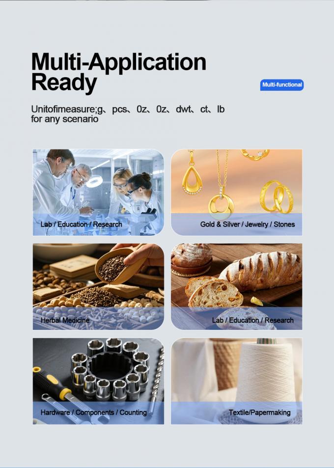 C&acirc;n bằng điện tử kỹ thuật số ch&iacute;nh x&aacute;c cao cho đồ trang sức, thảo mộc v&agrave; phần cứng 2