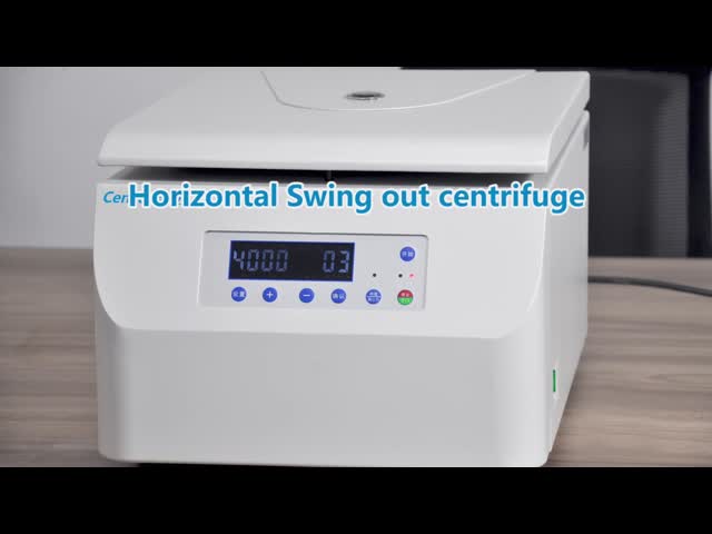 Swing-out Rotor Horizontal Centrifuge Tốc độ thấp Phòng thí nghiệm Phòng ly tâm / Phòng khám / Công nghệ sinh học / PCR / Phân tách máu / Plasma / Nước tiểu