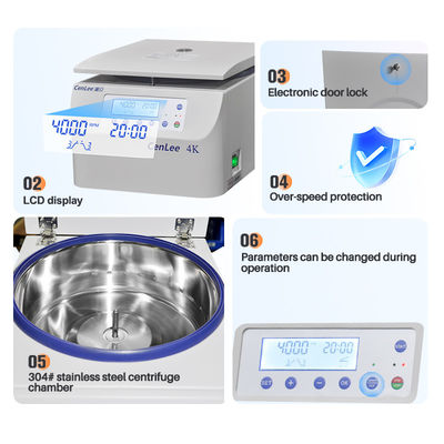 Cenlee 4K Benchtop tự động cân bằng tách máu máy ly tâm từ Trung Quốc
