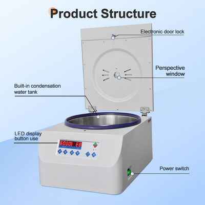 Giá tốt. Máy ly tâm 300ml Tốc độ 6000rpm Máy ly tâm phòng thí nghiệm lâm sàng với rotor góc ống 15ml 50ml trực tuyến