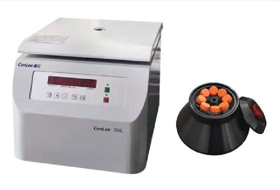 Máy ly tâm trục quay góc cố định tốc độ cao 20000 vòng / phút Máy ly tâm để bàn 600ml cho phòng thí nghiệm / làm đẹp / phòng khám / trạm máu