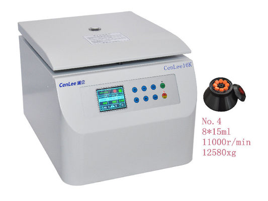 Máy ly tâm tốc độ cao để bàn Máy ly tâm góc quay cố định 16600r / phút