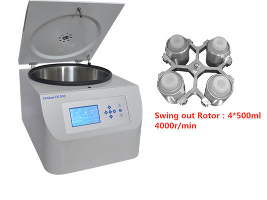Giá tốt. 5500RPM 2000ml Máy ly tâm để bàn lâm sàng Công suất lớn 5310RCF Thông gió trực tuyến